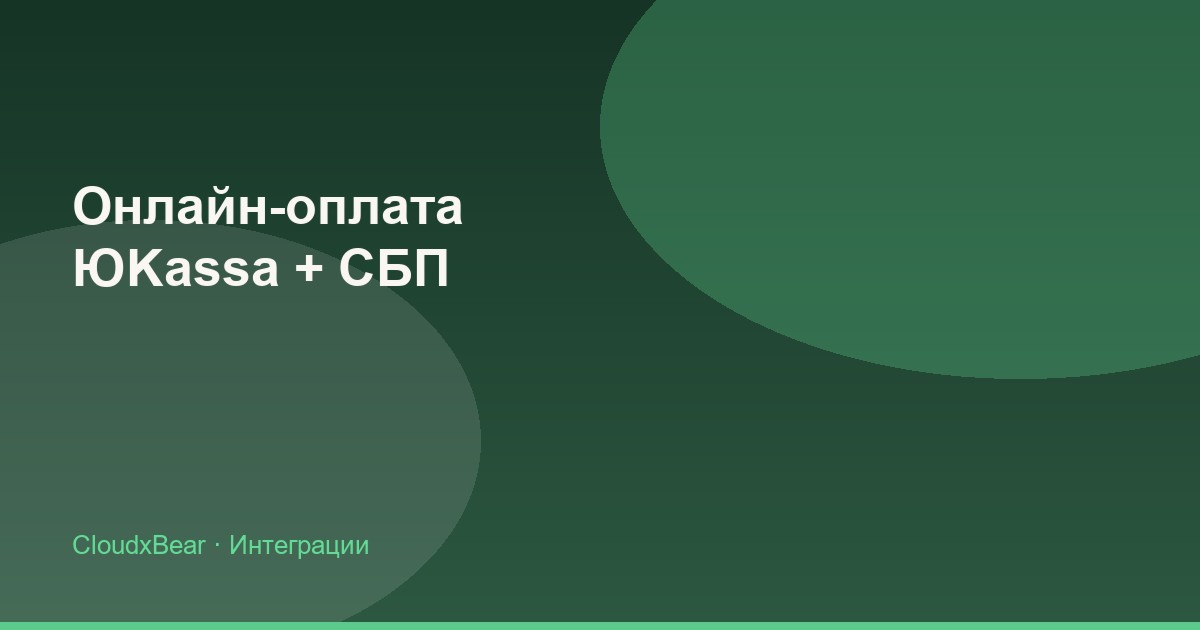 Онлайн-оплата ЮKassa и СБП для бизнеса на КМВ: сайт, бот и 54-ФЗ